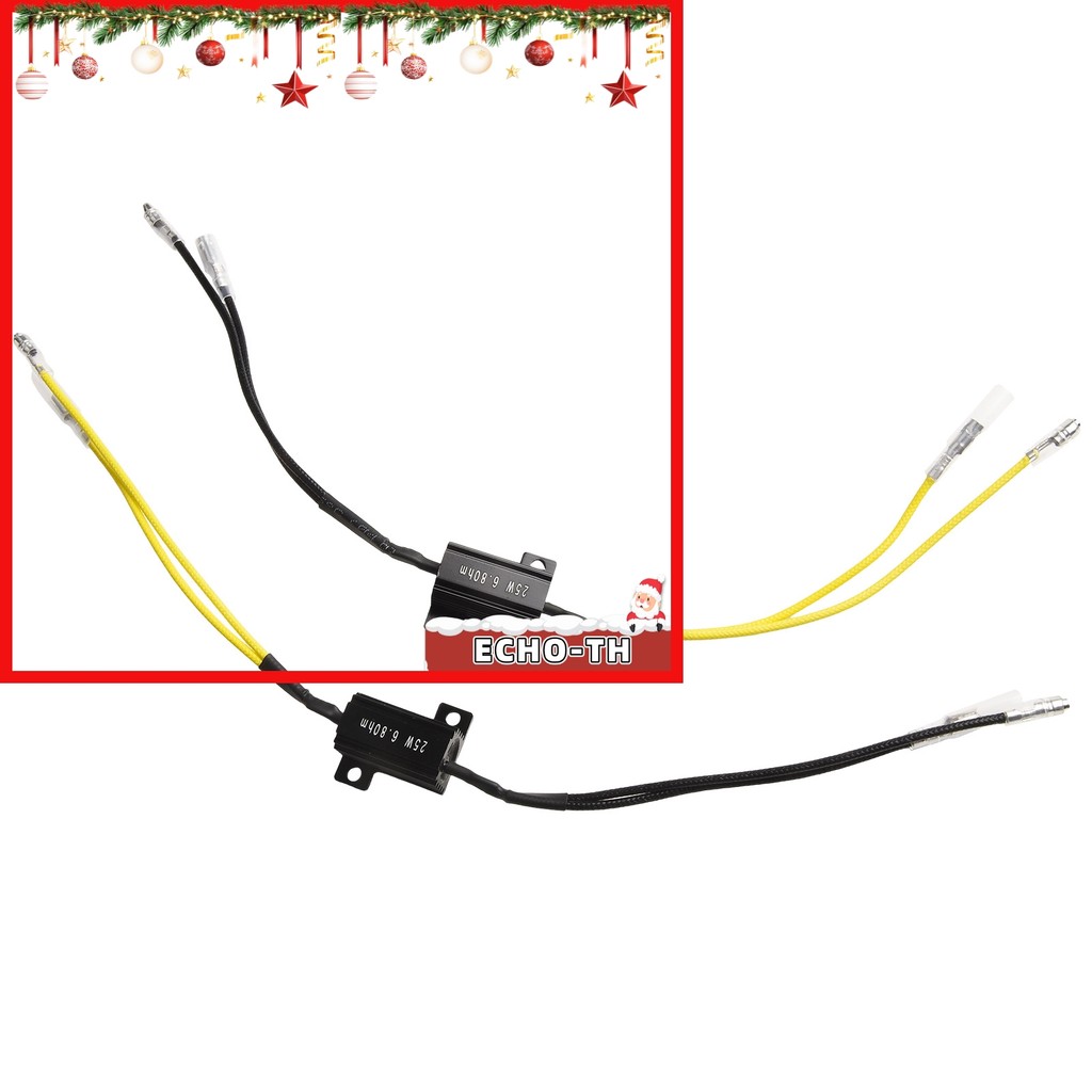 ECHO2x Resistive Power Resistor Load Resistor LED สําหรับ Mini Indicator 25W 6.8 Ohm