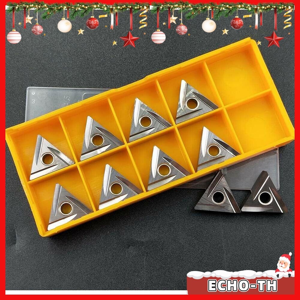 ECHO10ชิ้น TNMG160404R-2G TNMG331R 2G เครื่องกลึง cnc เปลี่ยนเซรามิคแทรกสําหรับเหล็ก