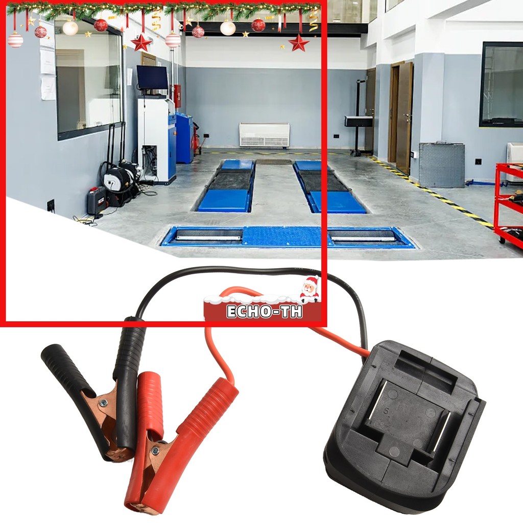 ECHOสําหรับสายเคเบิลสําหรับ Jump Charger Starter Jump Starter Starter ไม่รวมแบตเตอรี่