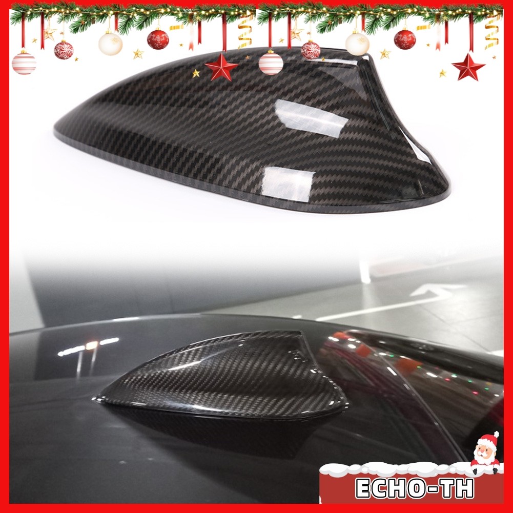 ECHOคาร์บอนไฟเบอร์ Fin Antenna Cover Fit สําหรับ BMW F22 F23 F30 F32 M2 สําหรับ M3 G30