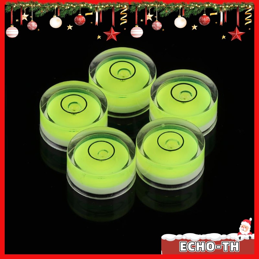 ECHO5pcs Round Bubble Level สําหรับ Spirit Level สําหรับเครื่องมือวัดระดับ BULLSEYE