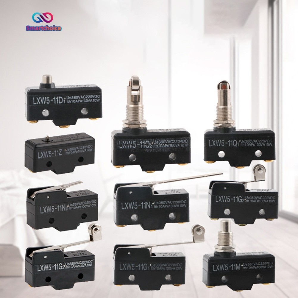 1pcs AC 380V DC 220V 10A Push Plunger Actuated Momentary Limit Switch LXW5-11M