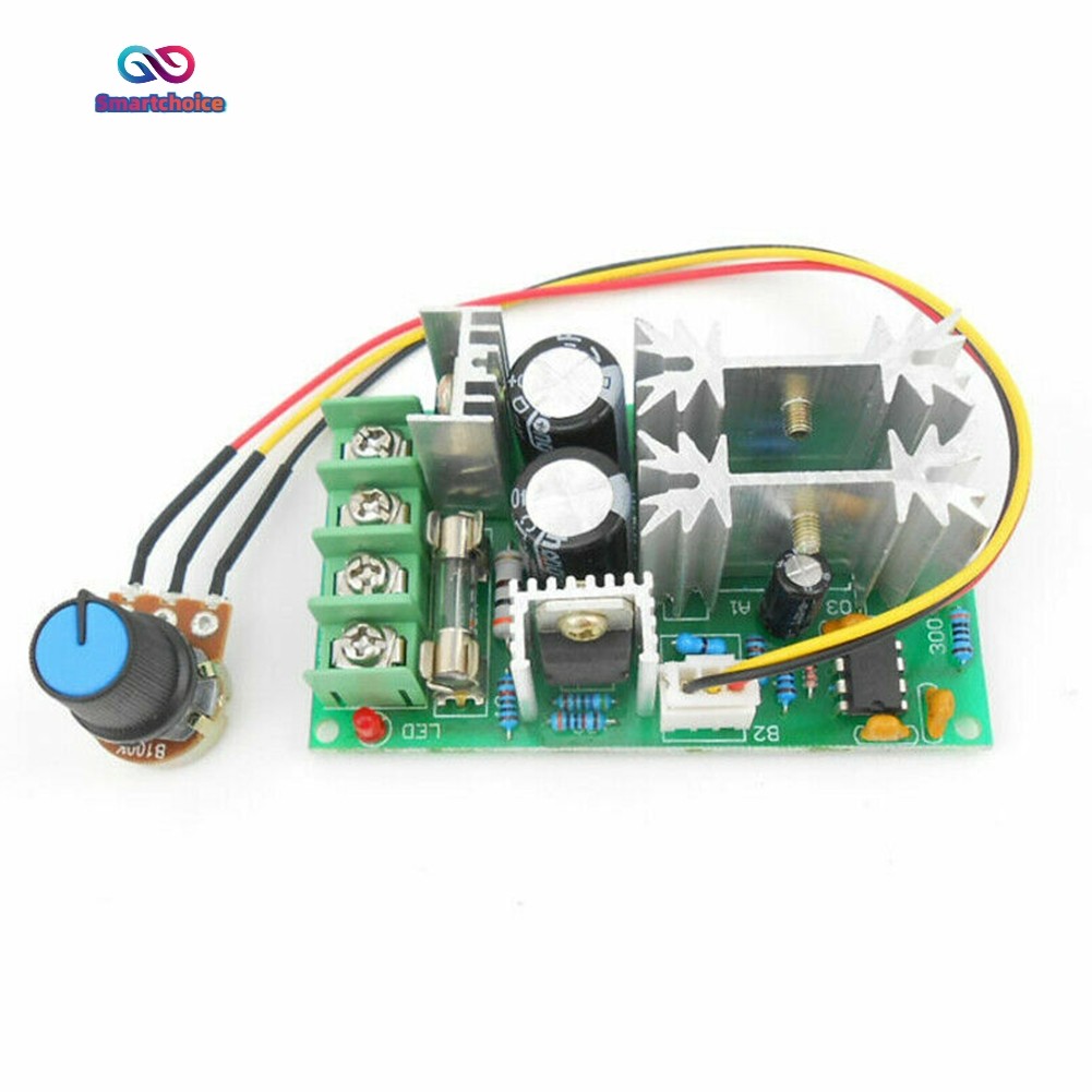 12V 24V 36V 48V 60V 1200W 20A PWM FAN Controller DC มอเตอร์ควบคุมความเร็วโมดูล