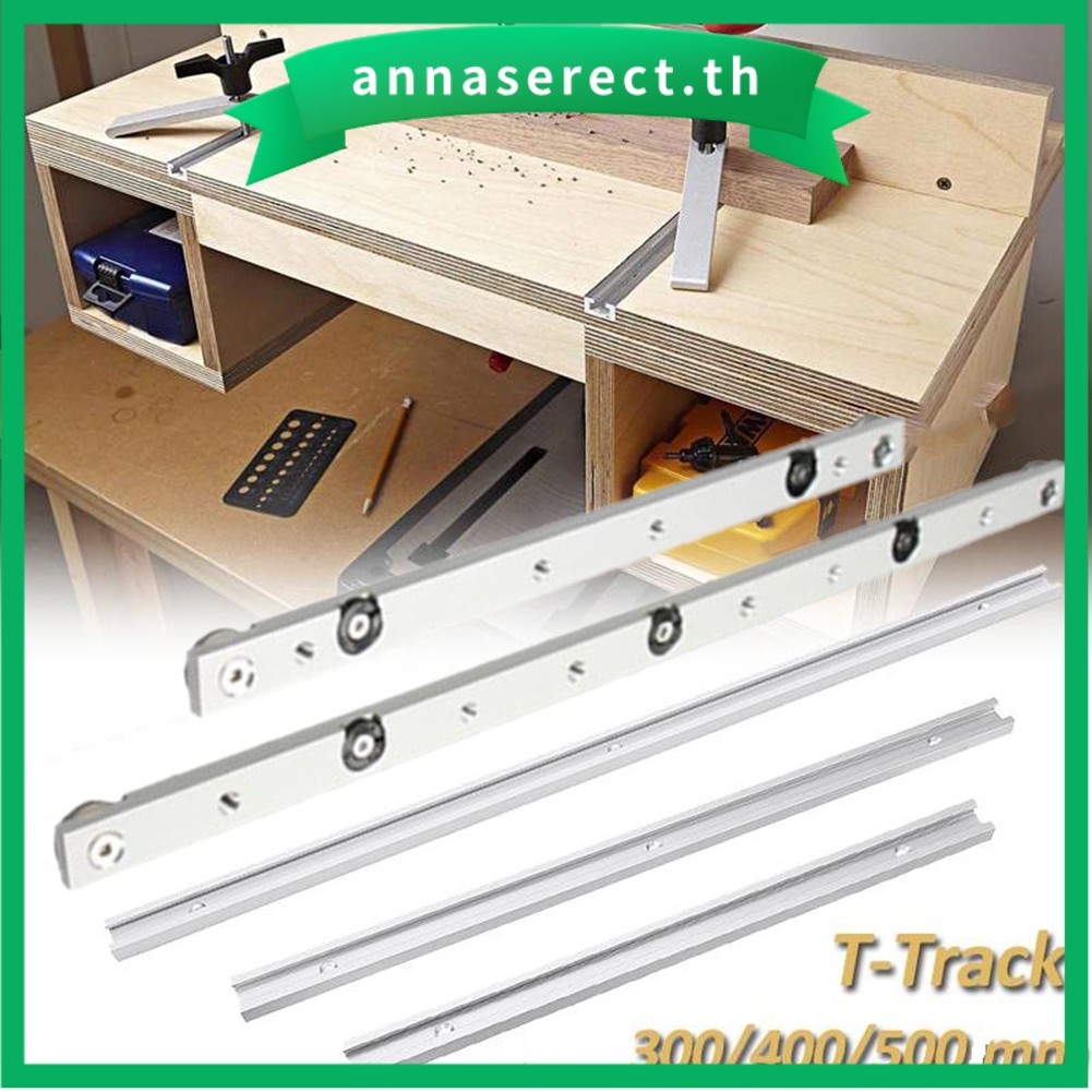 ARNAEโลหะผสมT-tracks Slot Miter TrackและMiter Bar Slider Table Saw Miter
