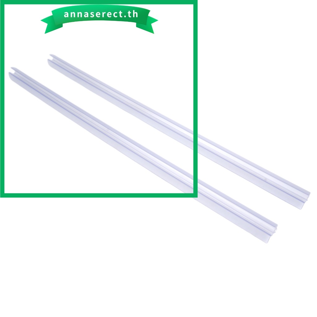ARNA2-Pack Shower Door Bottom Seal Sweep for Frameless Glass Rail