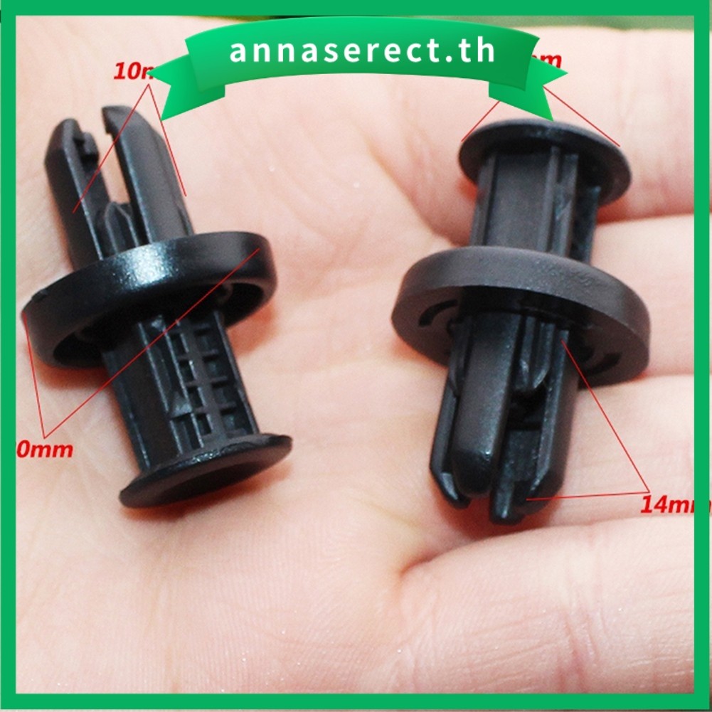 ANRE100pcs สําหรับ HONDA CITY,CIVIC,ACCORD,CRV,JAZZ,NEW MODEL BUMPER CLIP
