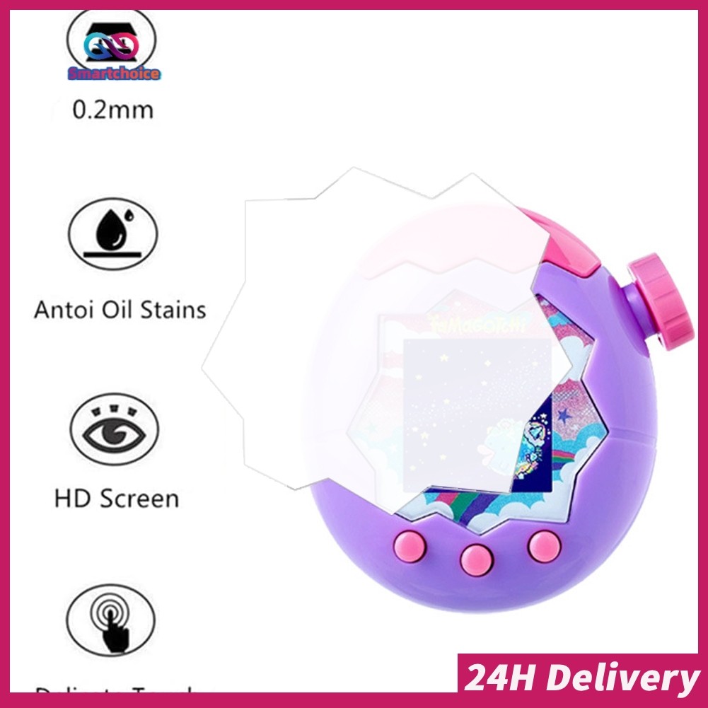 ⚡จัดส่ง 24 ชม.⚡ฟิล์มกันรอยหน้าจอฟิล์มใสสีขาวสําหรับ Tamagotchi Paradise - Full Coverage