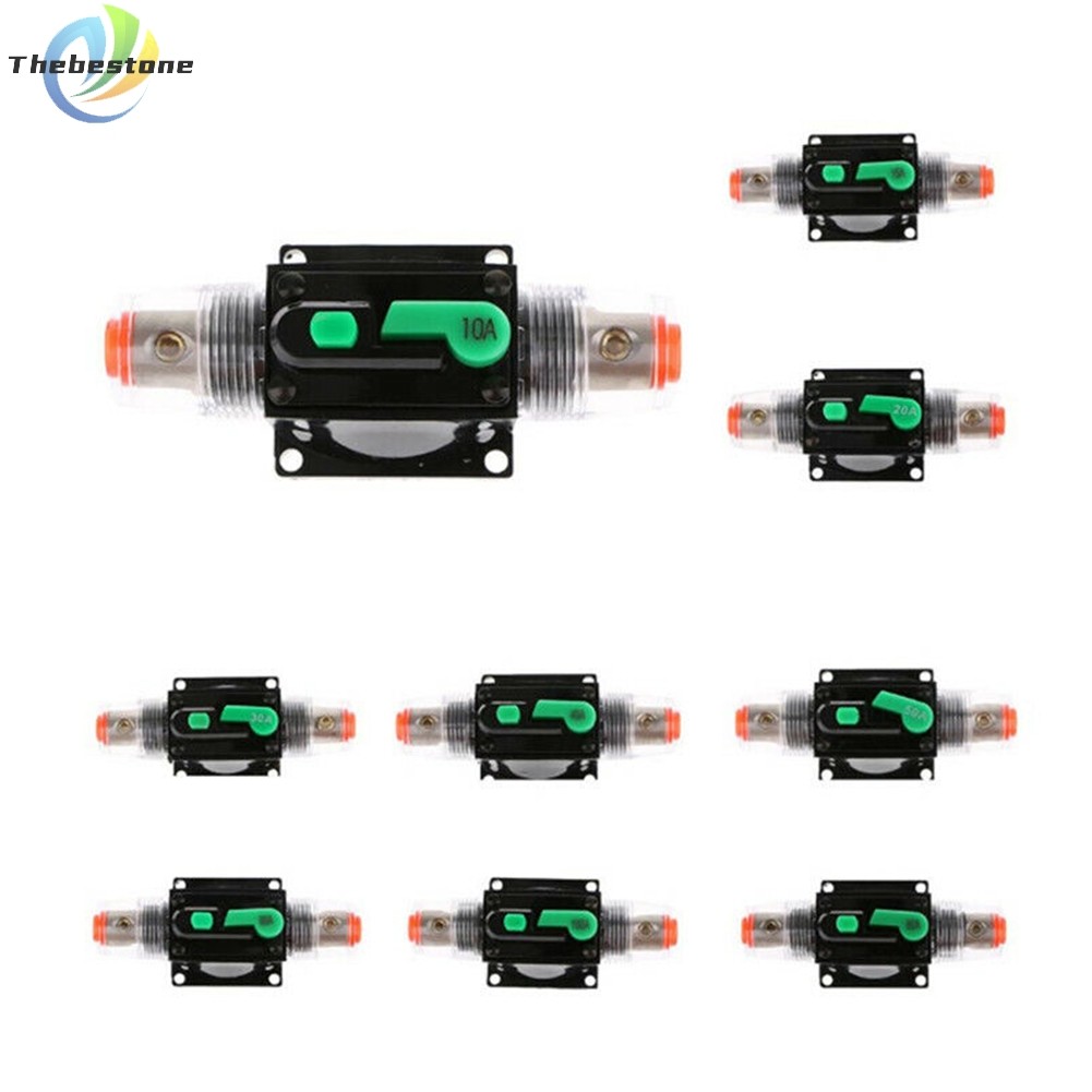 [THEBEST] 10A-100A AMP Circuit Breaker Fuse Reset 12V-48V DC Car Boat Auto New