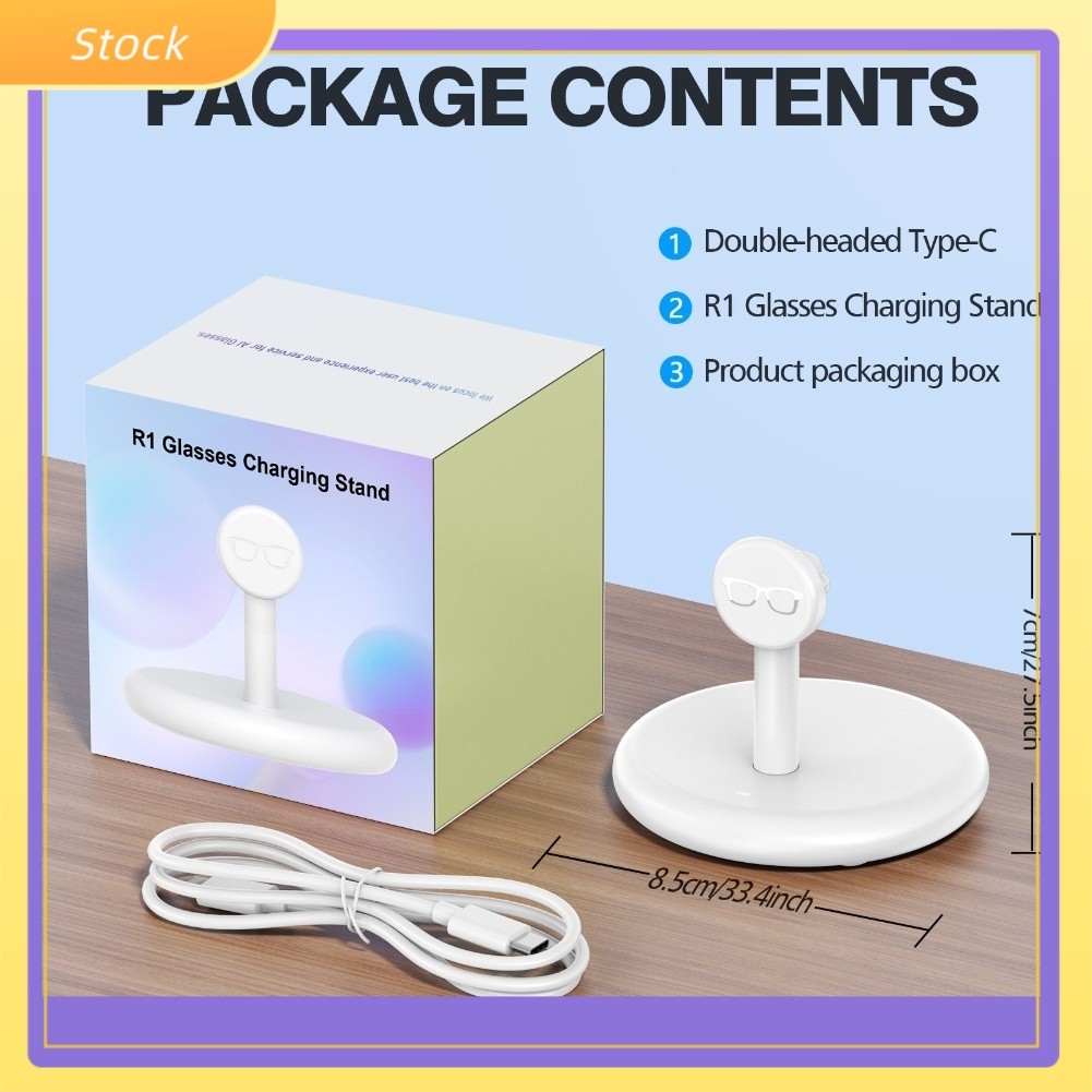สถานีแท่นชาร์จ USB C แบบแม่เหล็กเร็วสําหรับ RayBan สําหรับแว่นตาอัจฉริยะ Meta