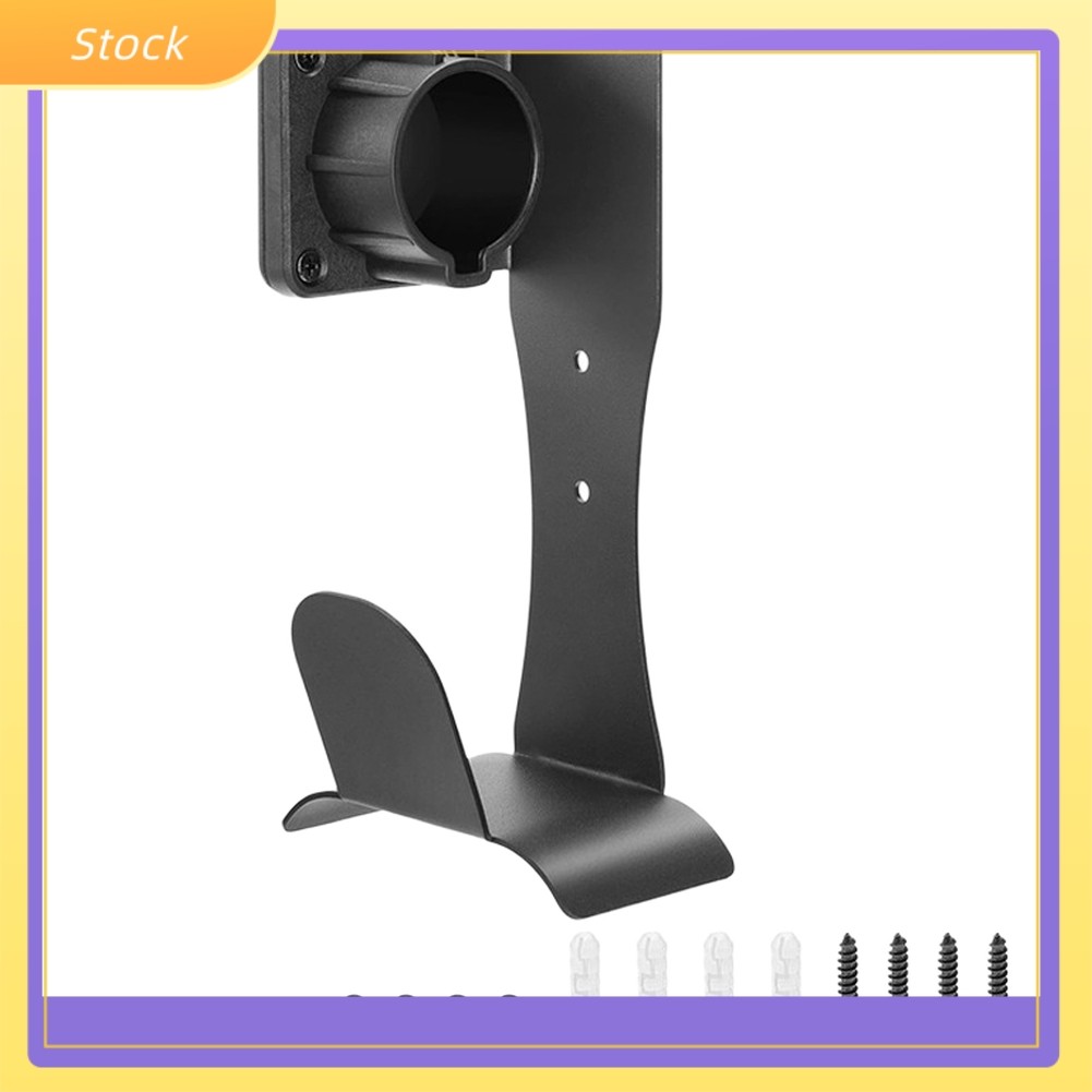 สแตนเลสสตีลติดผนัง EV Charger ผู้ถือสายสําหรับ J1772 Connector