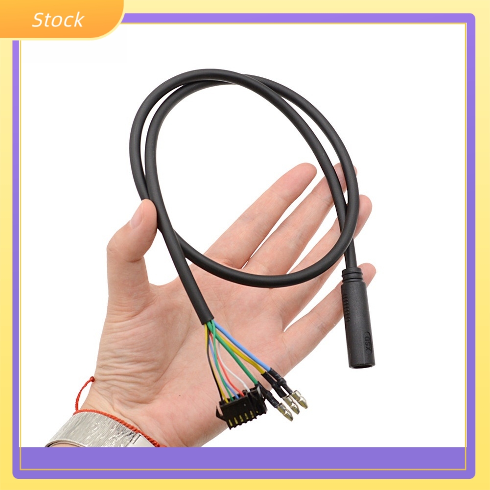 9Pin Extension Cable กันน้ํา PTFE Motor Connector สําหรับจักรยานไฟฟ้า