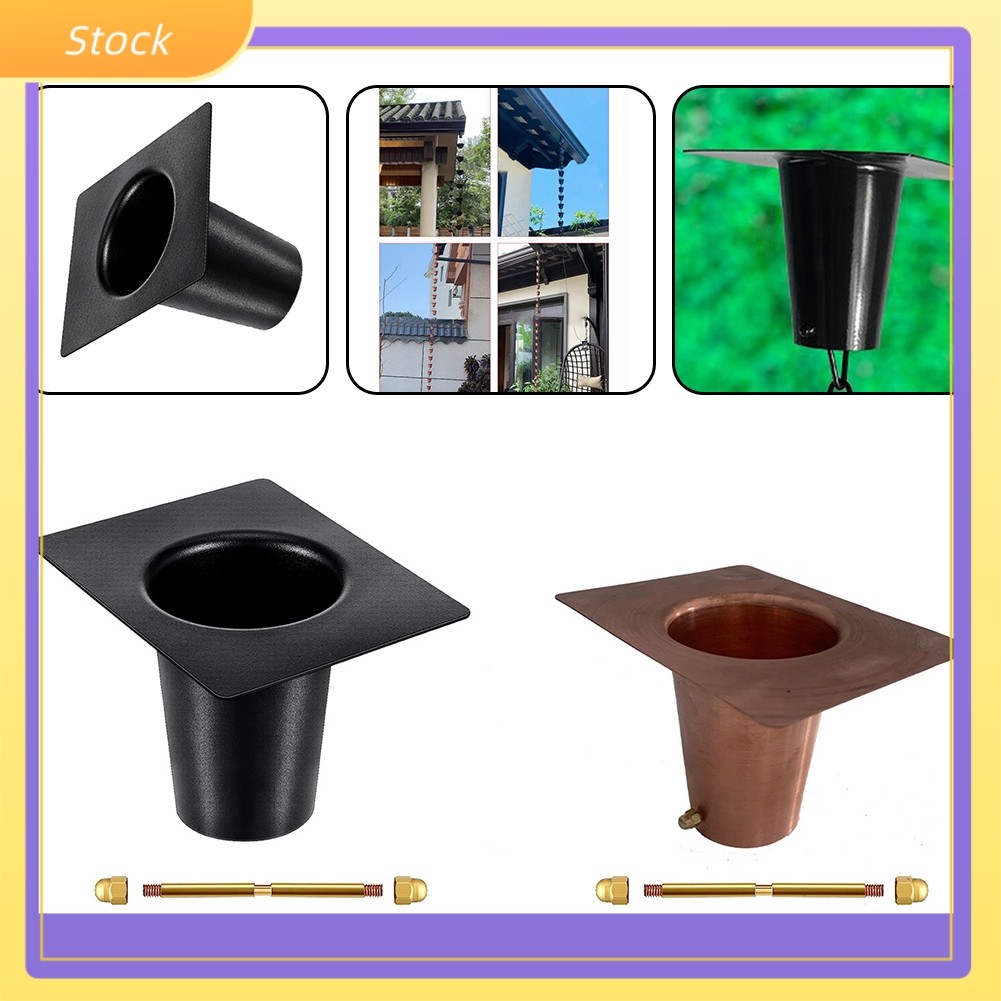 Rain Chain Gutter Adapter Accessories Metal Rain Chain Gutter Accessories