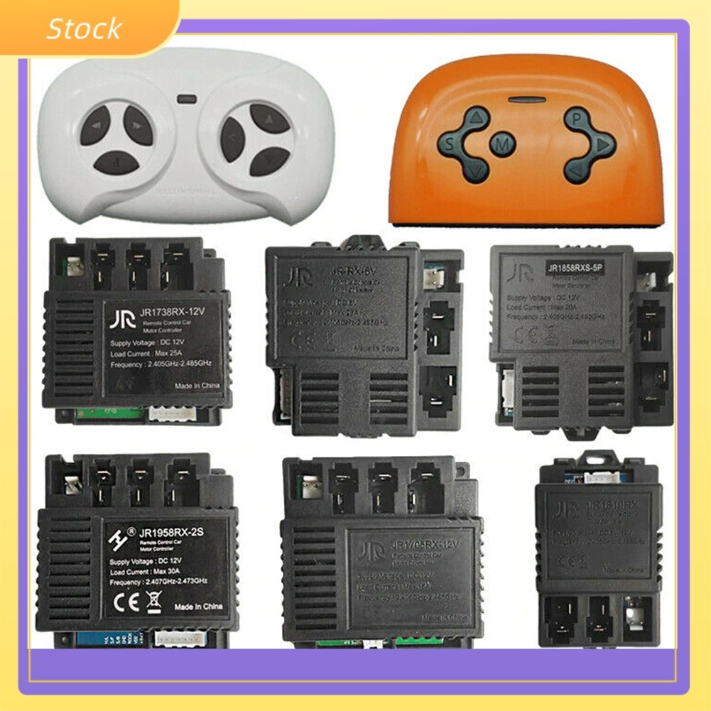 JR-RX-12V 6V เด็ก\s รถยนต์ไฟฟ้า RC ตัวรับสัญญาณ JR1958-2S JR1738RX