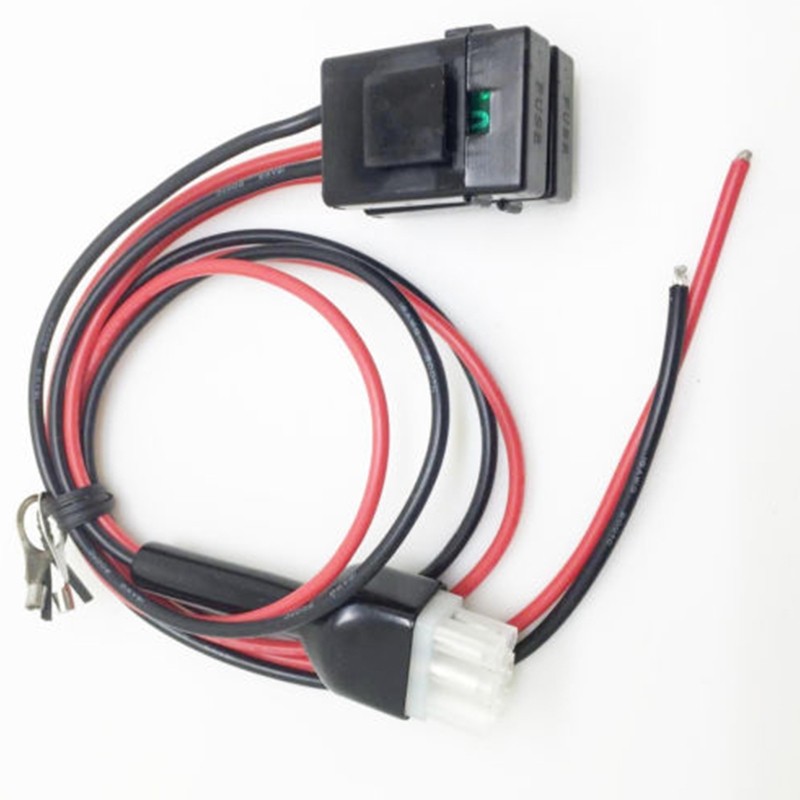 6pin DC สายไฟสําหรับสําหรับสําหรับ Kenwood สําหรับ ICOM วิทยุ IC-706 TS-570 TS- Alinco