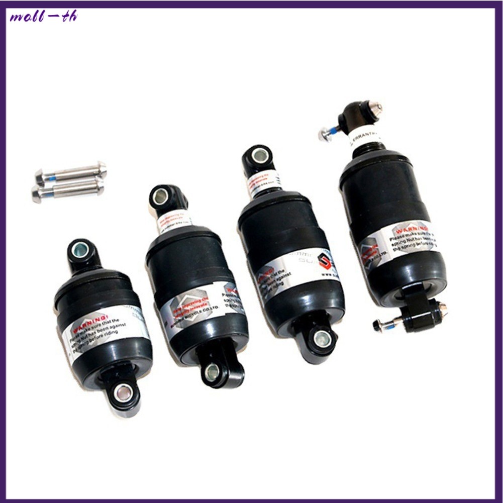 จักรยานเสือภูเขาพร้อมระบบกันกระแทกด้านหลังแบบสปริง สีดำ