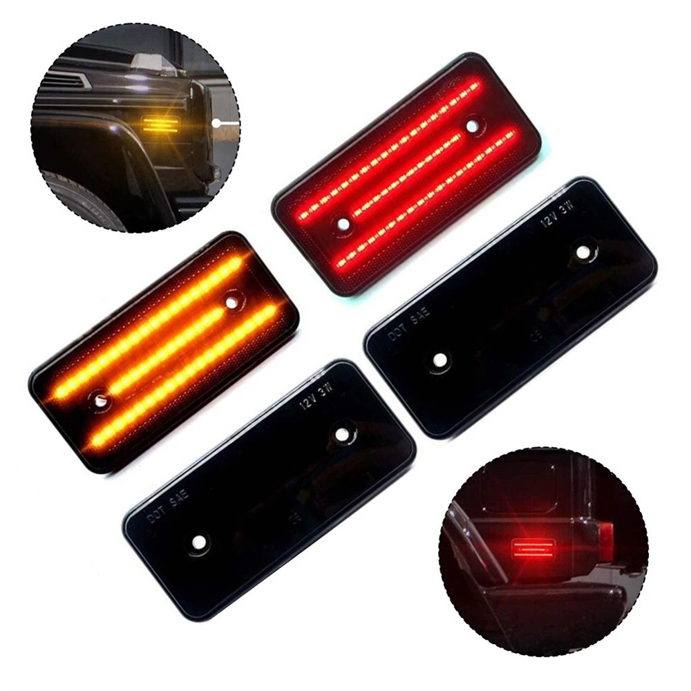 ไฟเครื่องหมายด้านข้าง LED สําหรับ Mercedes W463 G55 G63 AMG