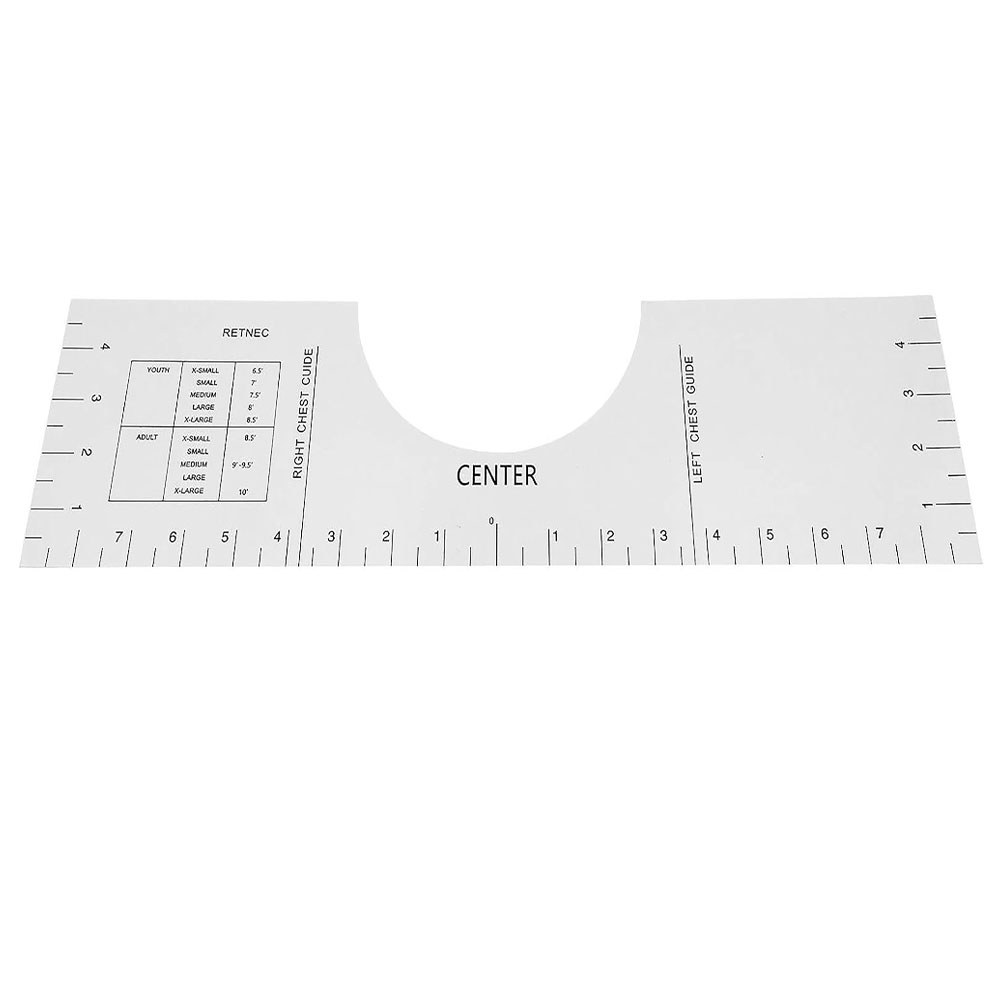 Tshirt Alignment Tool Centering Ruler 18*5 นิ้ว