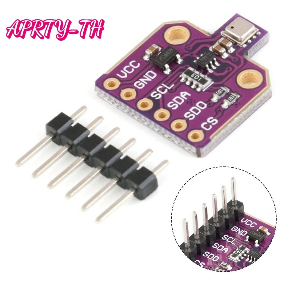 APRTY BME680 บอร์ดพัฒนาโมดูลเซ็นเซอร์อุณหภูมิ ความชื้น และความดัน