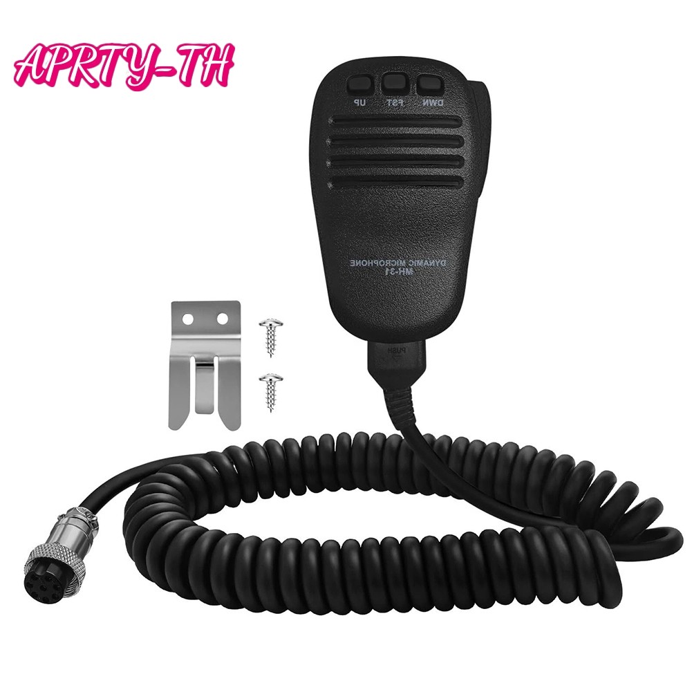 APRTY MH-31B8 8Pin ไมโครโฟนสําหรับ Yaesu FT-847 FT-920 FT-990 FT-DX5000 FT-DX9000 วิทยุ