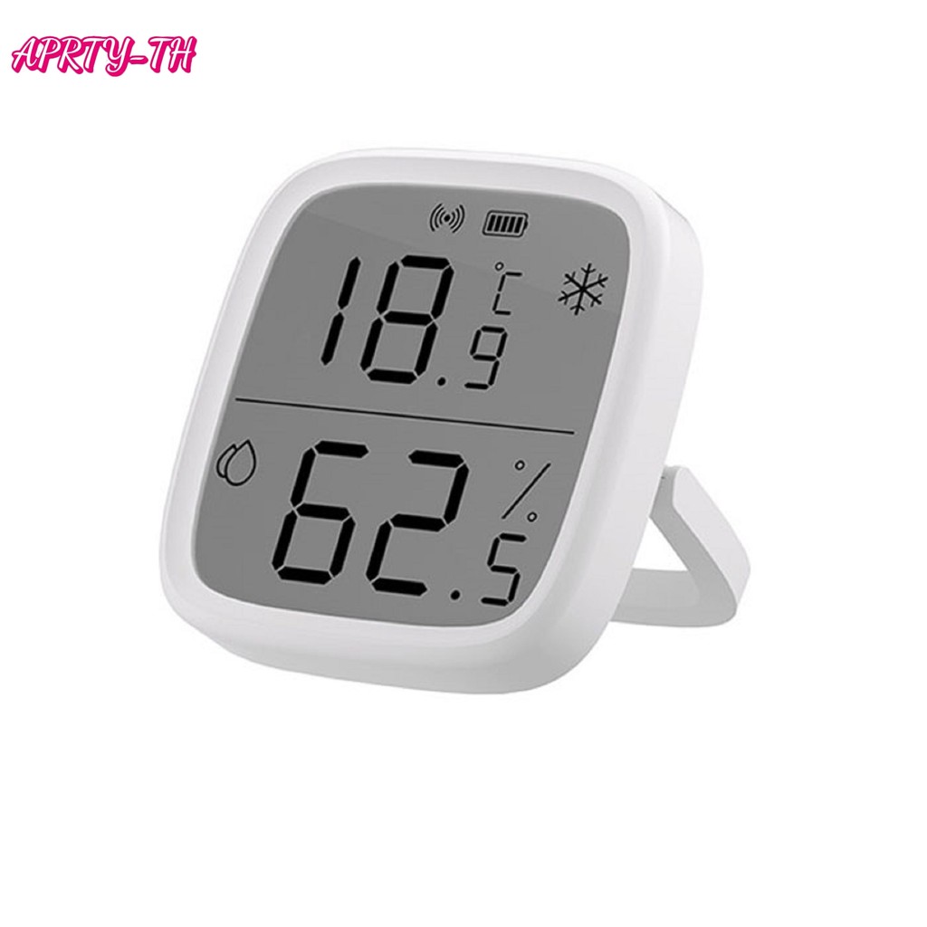 APRTY สําหรับ Zigbee สมาร์ทอุณหภูมิความชื้นเซนเซอร์ SNZB-02D LCD เครื่องวัดอุณหภูมิเครื่องวัดความชื้