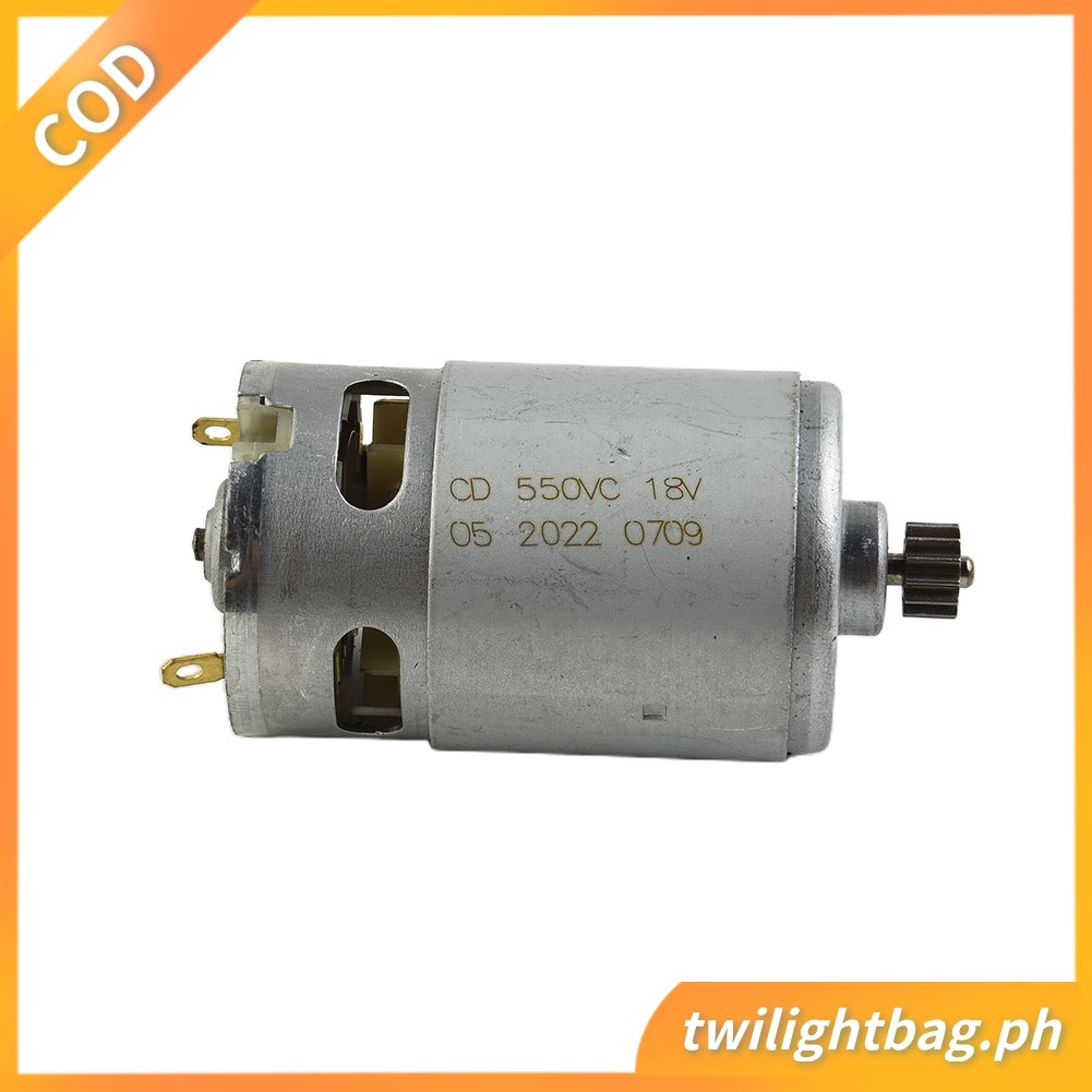 RS550 มอเตอร์ 13 ฟันแทนที่สว่านไร้สาย GSB/GSR120-LI 18V อะไหล่