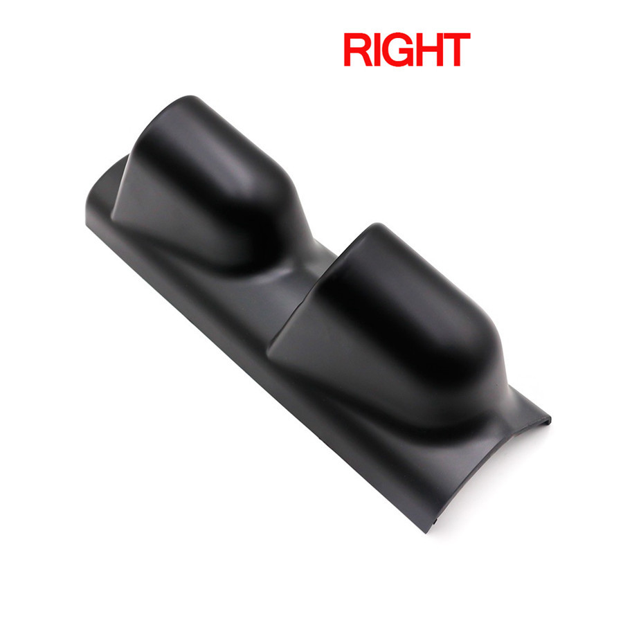 คาร์บอนไฟเบอร์ A Pillar Pod 2 Hole Gauge Holder Pod Drivers Side พลาสติก ABS