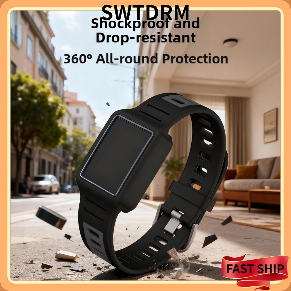 [SWTDRM] สายรัดข้อมือซิลิโคนสําหรับเล่นกีฬานุ่มสบายสําหรับสาย Amazfit Helio-Strap