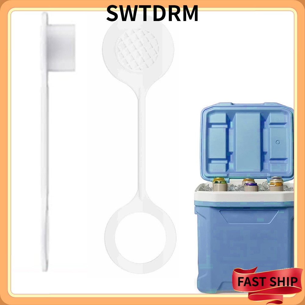 [SWTDRM] ฝาครอบท่อระบายน้ําคูลเลอร์พร้อม Tether สําหรับ Igloo 25-70 Qt ติดตั้งง่ายและป้องกันการรั่ว!