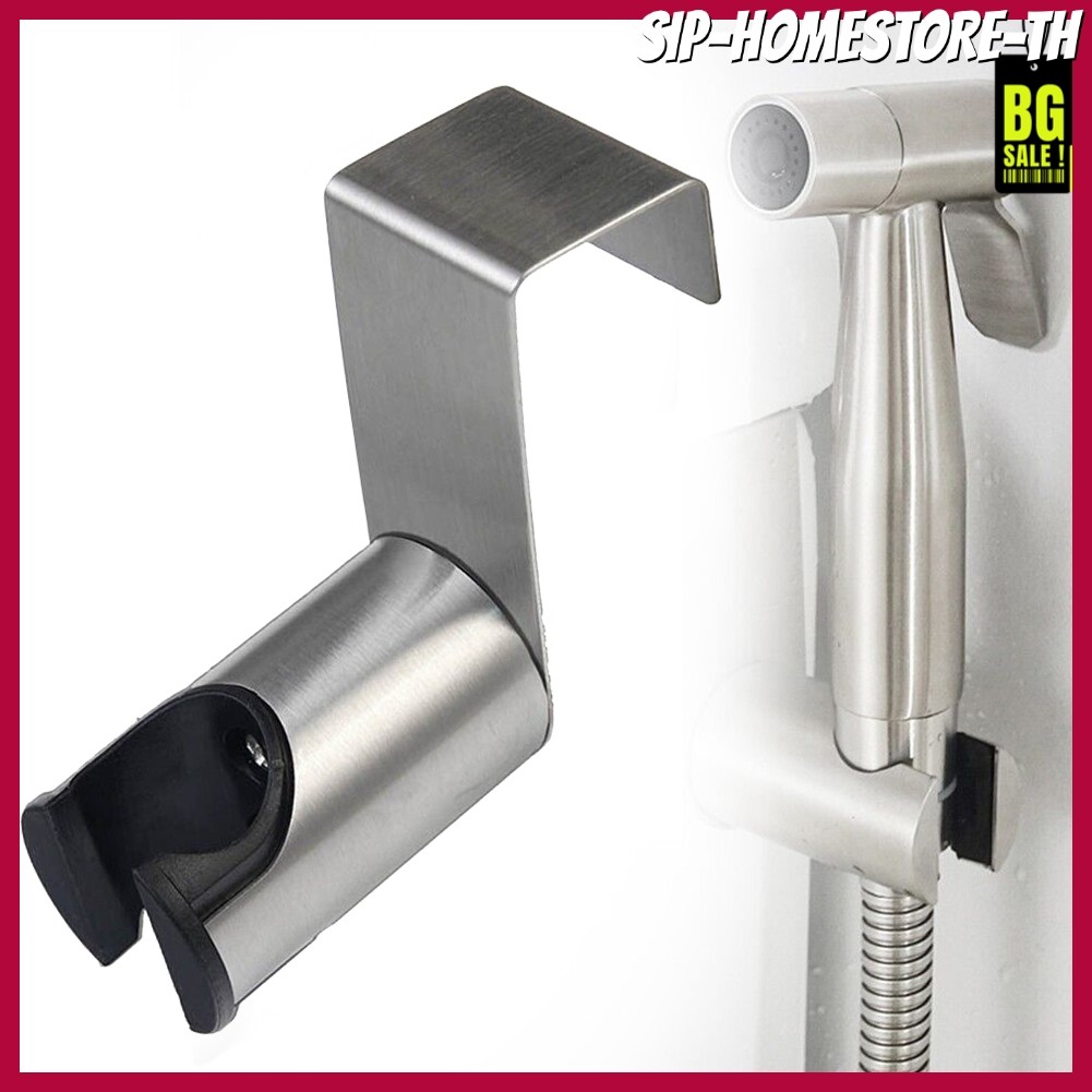 พร้อมสต็อกBidet Sprayer Holder Toilet Bathroom Attachment Hanging Bracket for Shower