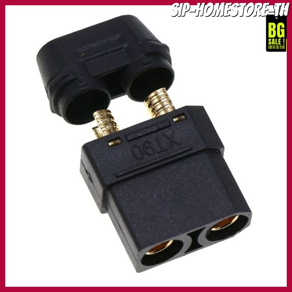 สต๊อกพร้อมสําหรับขั้วต่อแบตเตอรี่ XT90 ชายชุบทองสําหรับขั้วต่อ XT90 XT90H-F