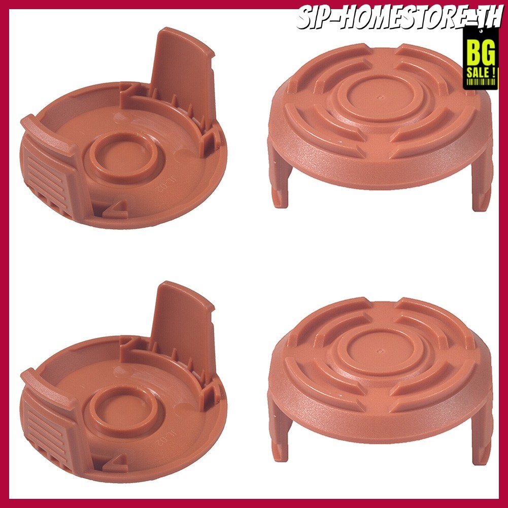 Ready Stock4 ชิ้นเปลี่ยน Spool Line Cap สําหรับ Worx String Trimmer WA0010 WG150