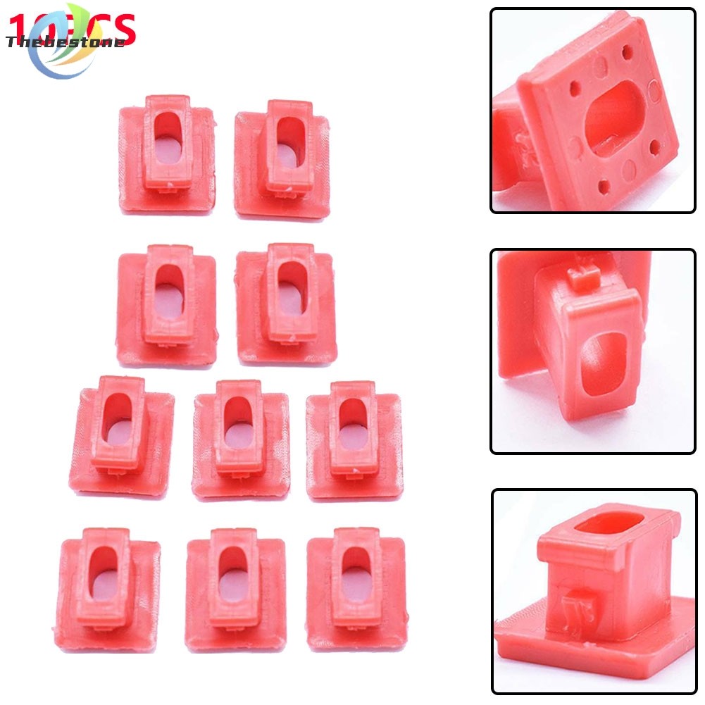 [Thebest] 10 ชิ้นสําหรับ BMW E46 E65 E66 E83 323i 328i 323Ci สําหรับ Dash Trims-Clips Retainer Fitti