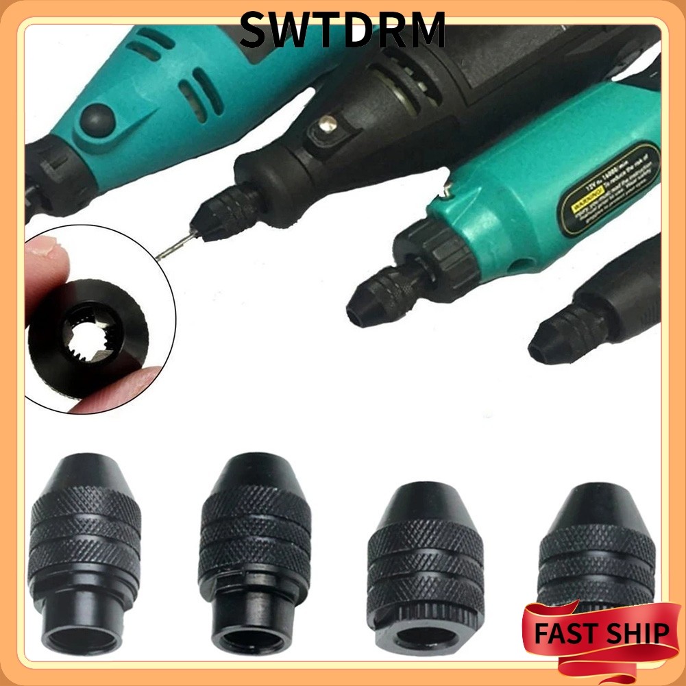 [SWTDRM] 0.3-3.4 มม.สําหรับ Mini Multi Chuck Keyless Quick Change Three-Jaw เจาะ Chuck M7 M8x0.75