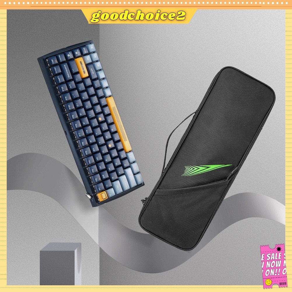 [Goodchoice] กระเป๋าใส่คีย์บอร์ดแบบพกพาสําหรับ Wooting80HE 98-100 คีย์คีย์บอร์ดกันน้ําน้ําหนักเบา