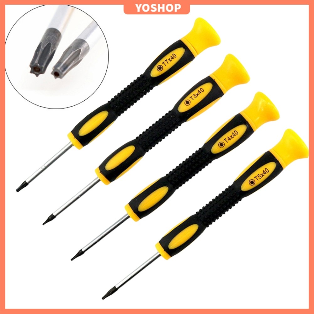 T3 T4 T5H T7H ไขควง Torx หกเหลี่ยมพร้อมเครื่องมือกําจัดไขควงรู