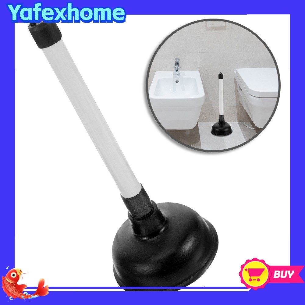 [YAFEXHM] Plunger Toilet Plunger สําหรับอ่างล้างจานถ้วยดูดห้องน้ําทําความสะอาดด้ามยาว
