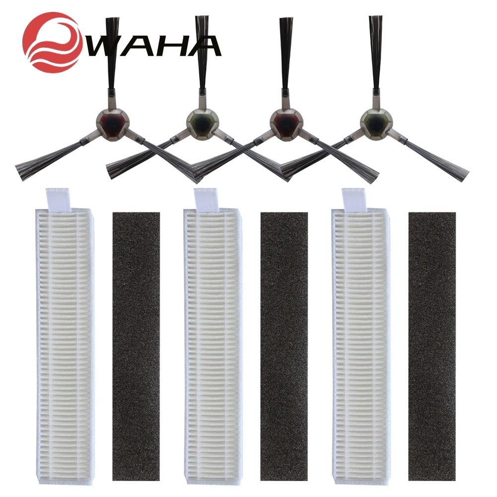 ตัวกรองชุดแปรงด้านข้างสําหรับ Ecovacs OZMO Slim 11 สําหรับชุดอุปกรณ์เสริม DEEBOT U3