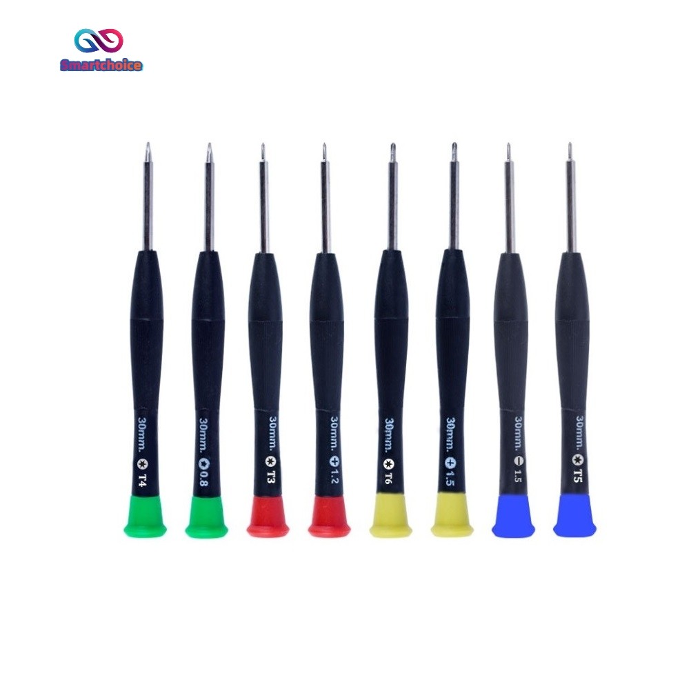 8 ชิ้น Precision Torx Cross ไขควงชุดซ่อมเครื่องมือ T3 T4 T5 PH000 SL1.5