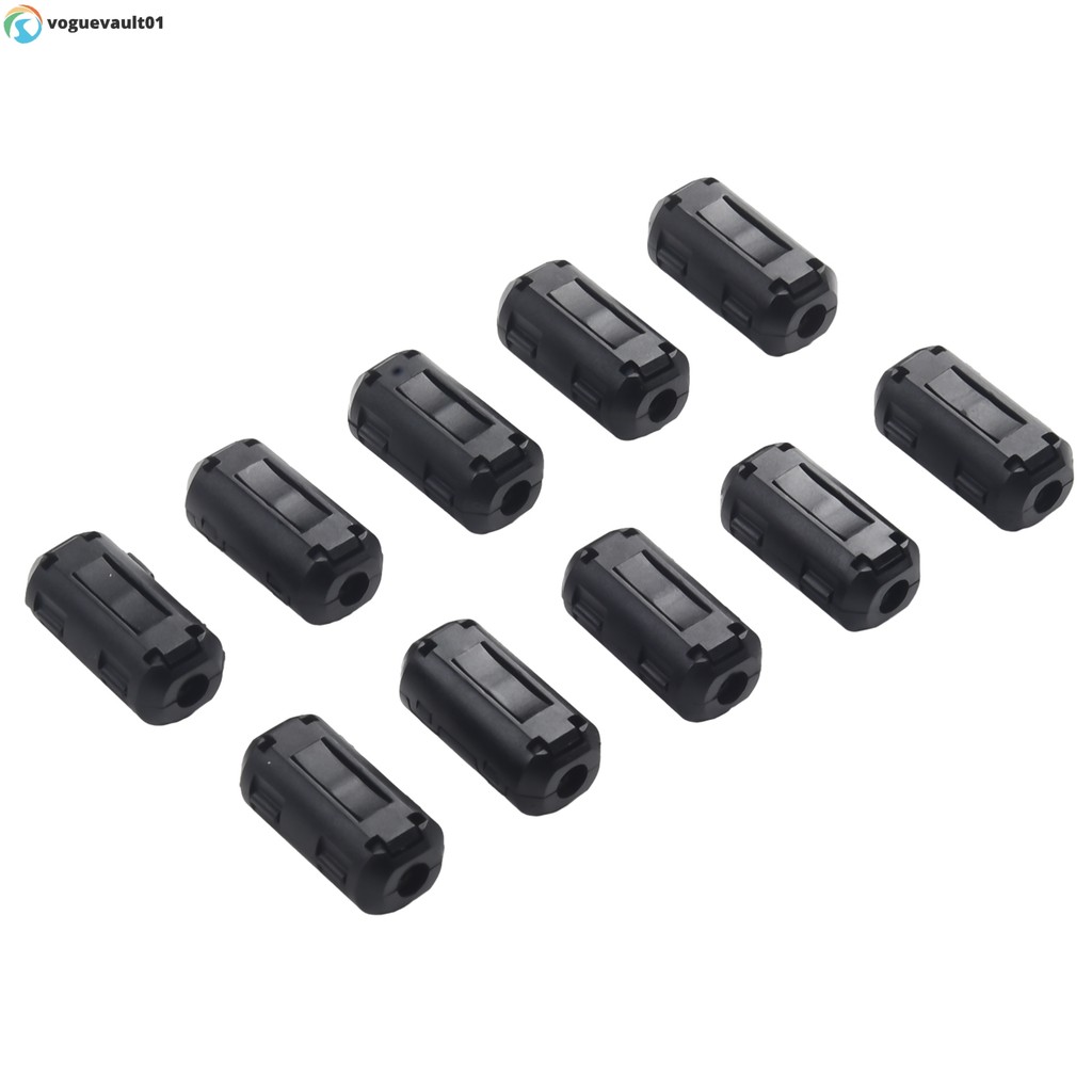 [VOGE] 10xTDK 5 มม. Ferrite Core Noise Suppressor Filter Ring Cable Clip On Wire RFI