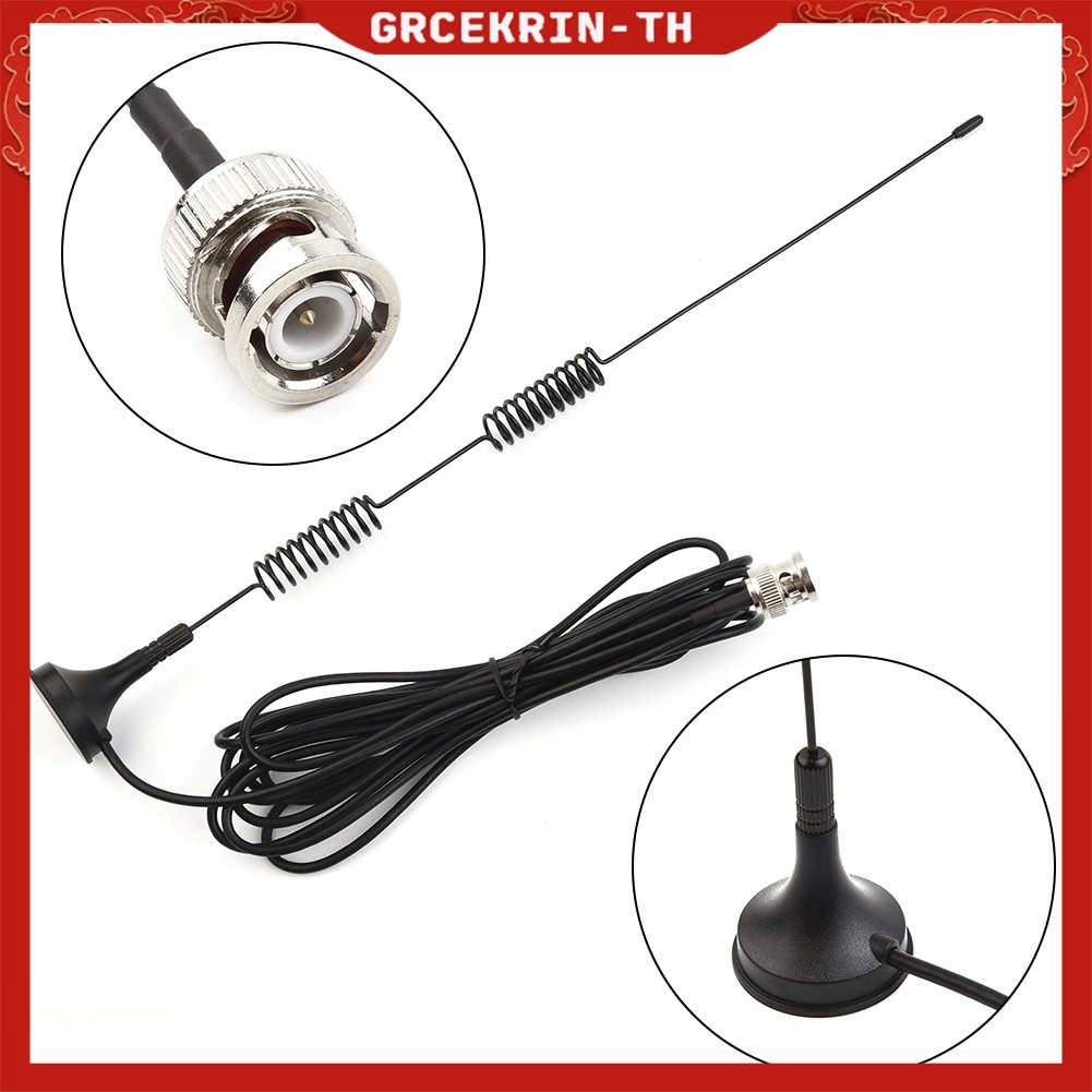 VHF UHF Ham เสาอากาศวิทยุสมัครเล่นวิทยุมือถือวิทยุสแกนเนอร์เสาอากาศ BNC