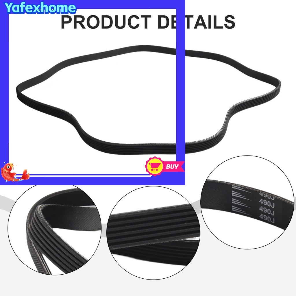 [YAFEXHM] 6PJ490 7PJ490 สายพานไดรฟ์เมตริกสําหรับอิมพีเรียลสําหรับเครื่องตัดหญ้า Sovereign