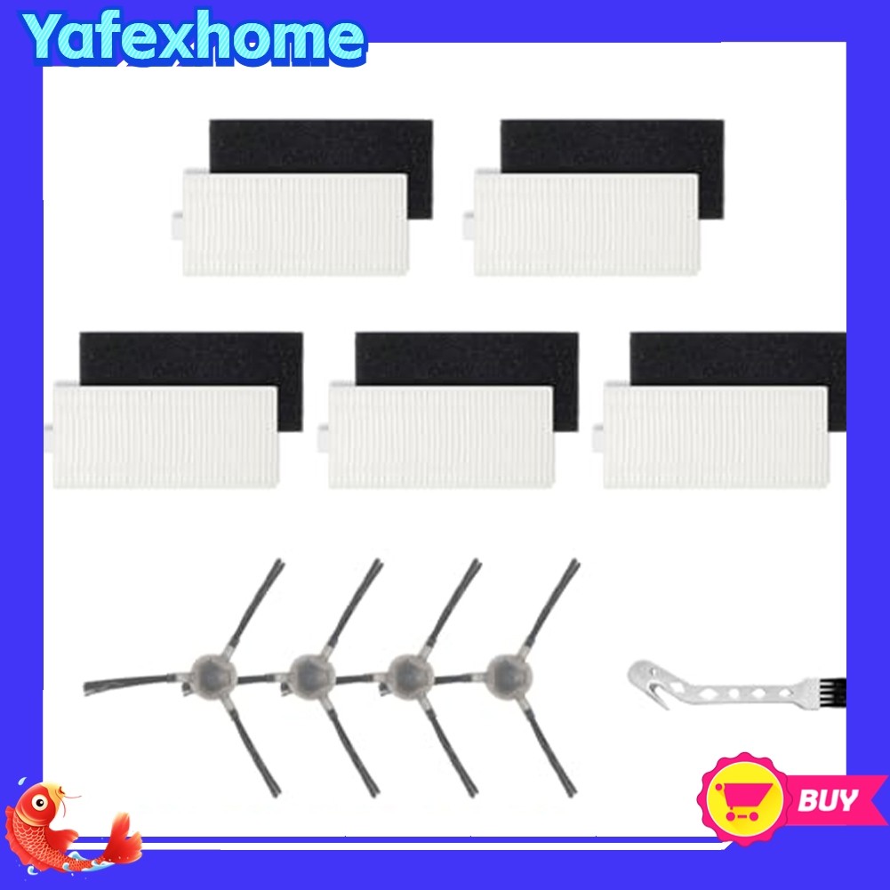 [YAFEXHM] แปรงด้านข้างสําหรับ Lefant M1 / M2 Proo Robot Vacuum Cleaner Replacement