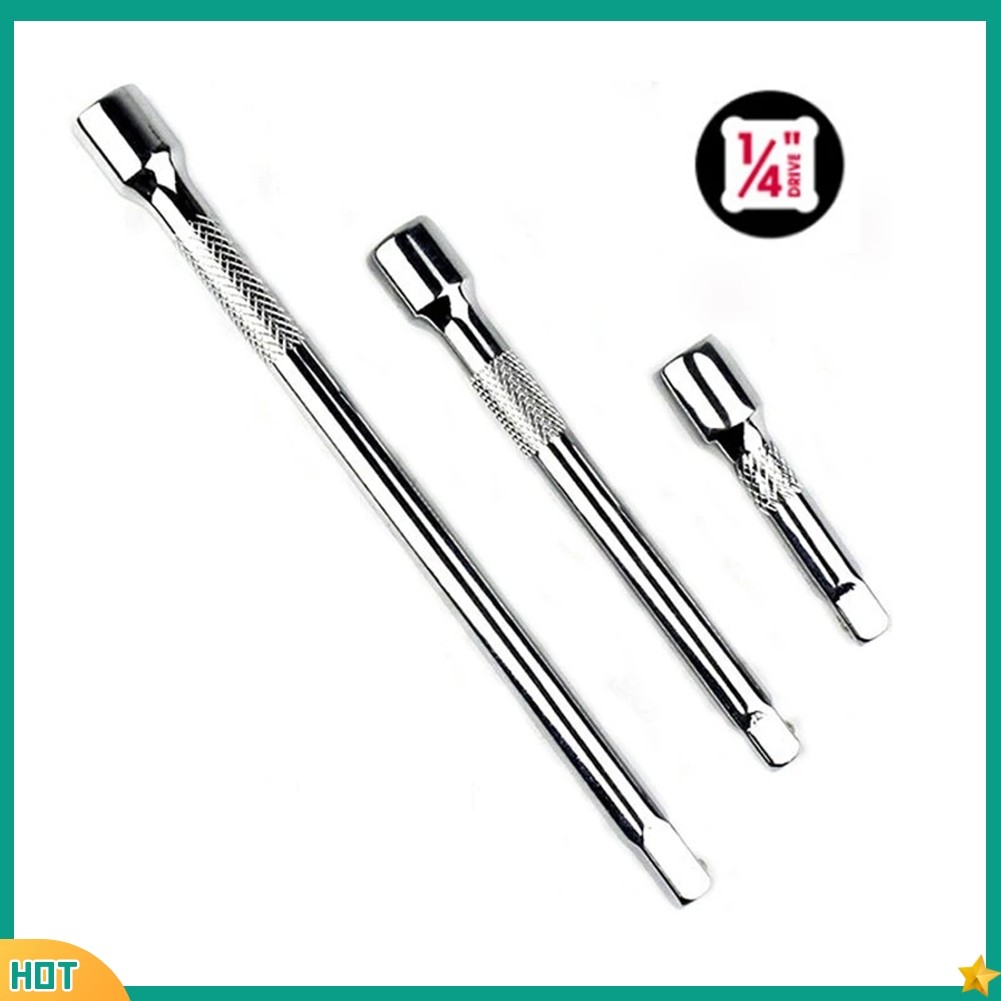 kc1 1 PC 50/100/150 มม.ยาว Extension Bar 1/4 ไดรฟ์ Ratchet Socket Extender เครื่องมือมือ