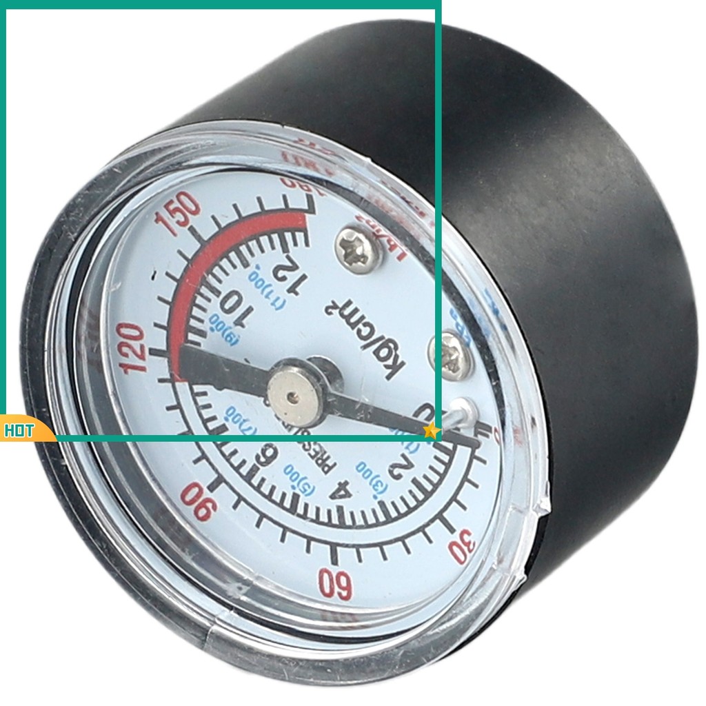 kc1 เครื่องวัดความดันของเหลวไฮดรอลิกนิวเมติก 0-12Bar / 0-180PSI