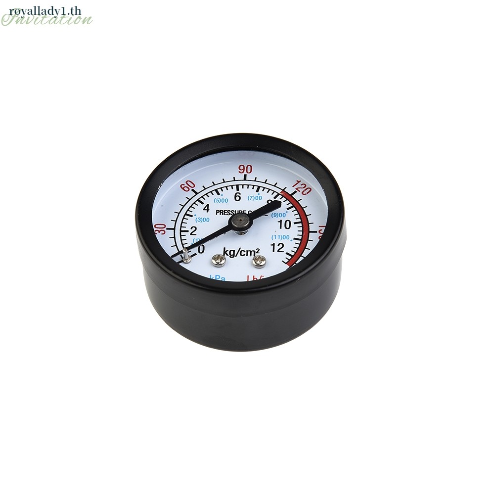 kc1 เครื่องวัดความดันคอมเพรสเซอร์แอร์ 13 มม. สําหรับด้าย BSP 0-180 PSI 0-12Bar Manometer