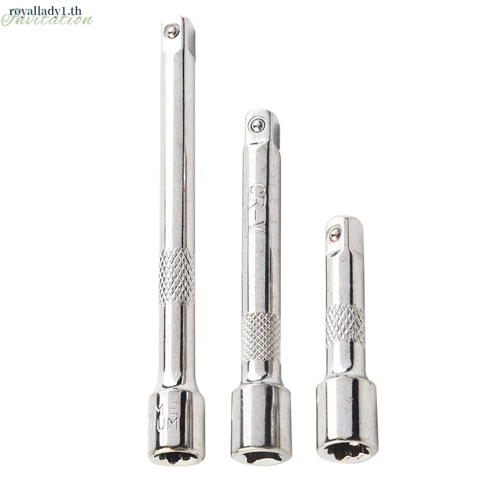 kc1 1/4 นิ้ว Chromed เหล็ก Extension Bar Ratchet ซ็อกเก็ตประแจอะแดปเตอร์ 50/75/100 มม.