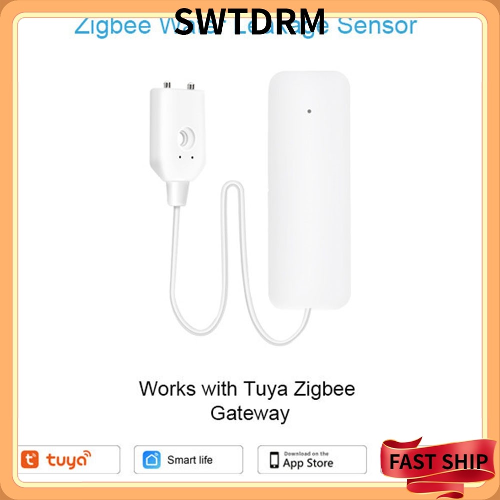 [SWTDRM] เครื่องตรวจจับน้ํา Overflow Leak Alarm, สําหรับ Tuya Zigbe Water Alarm Water Sensor