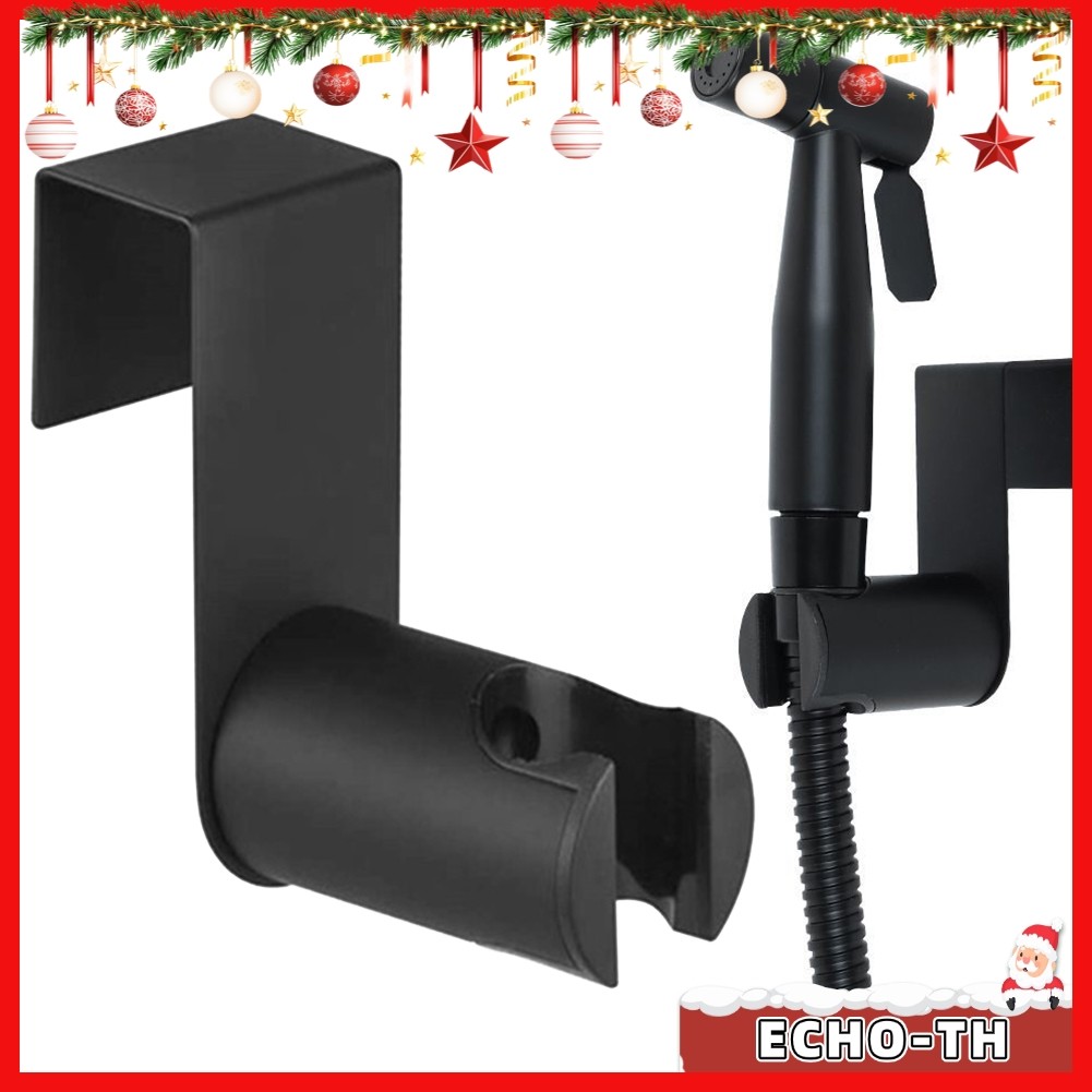จัดส่งในระหว่าง CNY HolidayBlack Bidet Sprayer Holder Toilet Bathroom Attachment Hanging Bracket for