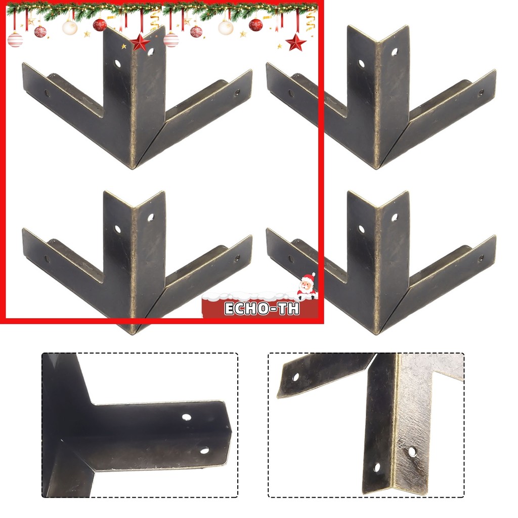 เรือในระหว่าง CNY Holiday4PCS กล่องมุม 33 มม.กล่องเครื่องประดับมุมเล็บ