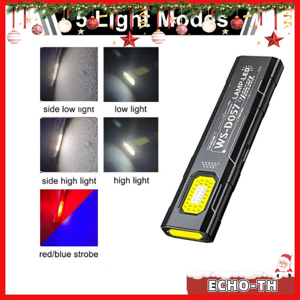 ไฟฉาย LED ความสว่าง 550 Lumen พกพาสะดวก มีโหมดการทำงาน 5 แบบ